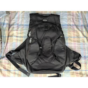 Tumi T3 Ducati Series Moto Backpack Style 6482STE 17.5”-23.25”-15 Defective